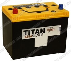 Titan Asia Silver 6СТ-77.1 VL (D26R) - Шины и диски