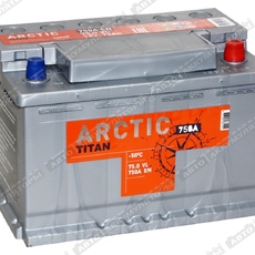 Titan Arctic Silver 6СТ-75.0 VL - Шины и диски