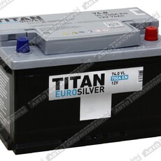 Titan Euro Silver 6СТ-74.0 VL (низкий) - Шины и диски