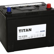 Titan AGM 6СТ-75.0 VRLA (D26L) - Шины и диски