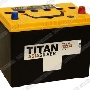 Titan Asia Silver 6СТ-77.0 VL (D26L) - Шины и диски