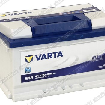 Varta Blue Dynamic 572 409 068 (E43) - Шины и диски