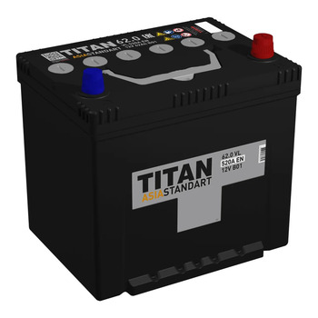 Titan Asia Standart 6СТ-62.0 VL (D23FL) - Шины и диски